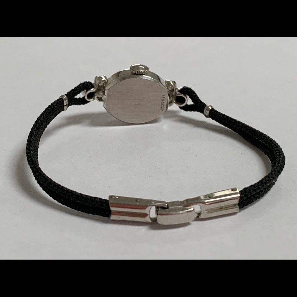 14k White Gold Diamond Ladies Wristwatch - Picture 2 of 8